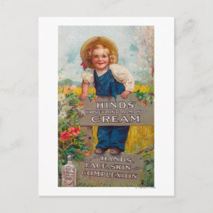 Carte Postale Lotion au miel et à la crème d'amande