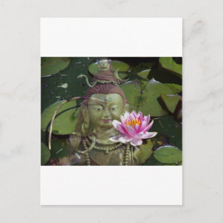 Carte Postale Lotus 1 & Bouddha