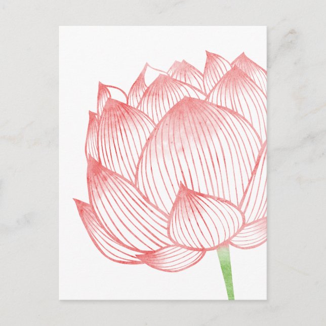 Carte postale Lotus Art (Devant)