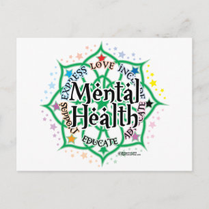 Carte Postale Lotus de la santé mentale