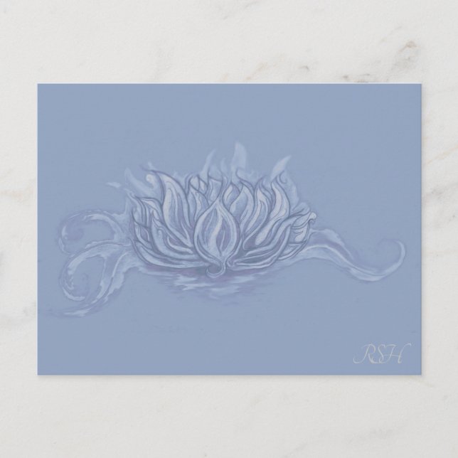 Carte Postale Lotus élémentaire (Devant)