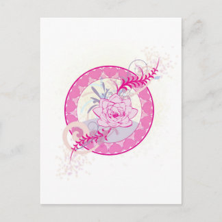 Carte Postale Lotus Heart