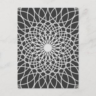 Carte Postale lotus moderne Abstrait