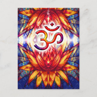 Carte Postale Lotus OM Art