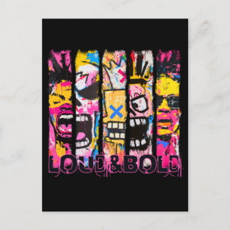 Carte Postale Loud & Bold - Graffiti Street Art Design