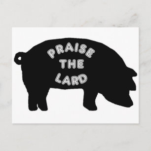 Carte Postale Louez le Lard