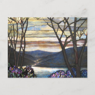 Carte Postale Louis Comfort Tiffany - Vitrail 4 Magnolias