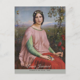 Carte Postale Louis Janmot Fleur des champs CC0912