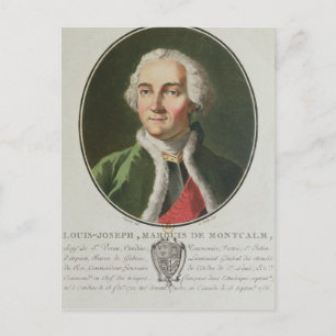 Carte Postale Louis-Joseph de Montcalm 1790