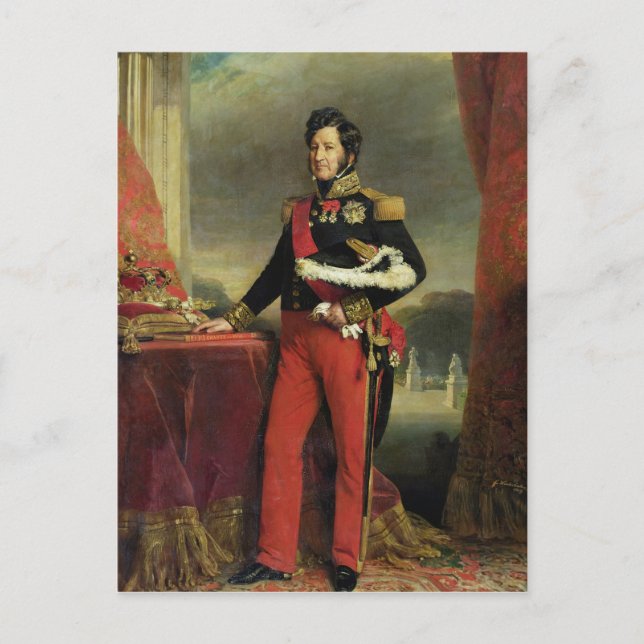 Carte Postale Louis-Philippe I, Roi de France (Devant)