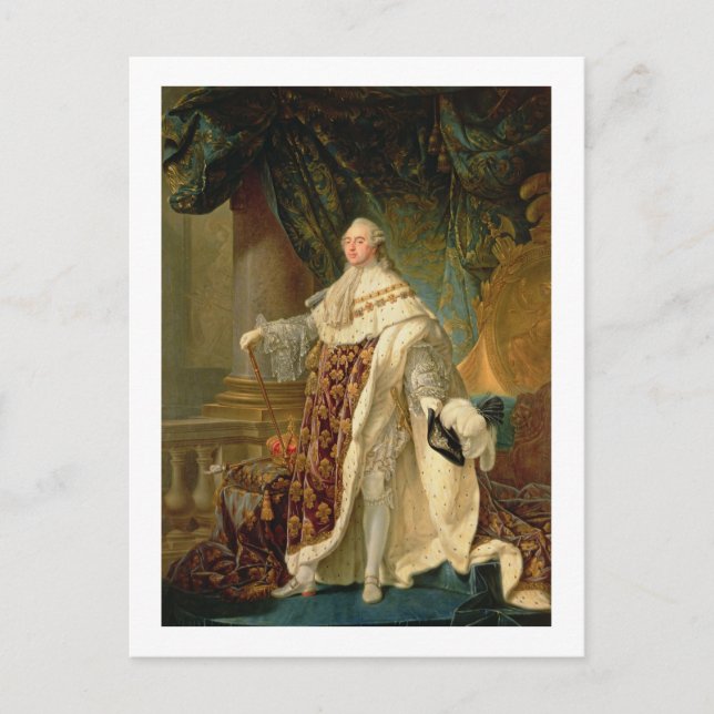 Carte Postale Louis XVI (1754-1793) (huile sur toile) (Devant)