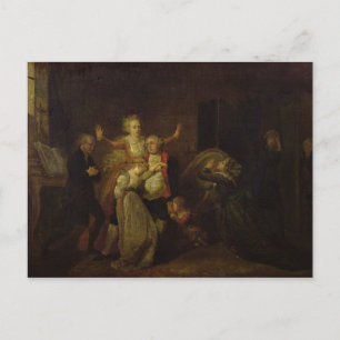 Carte Postale Louis XVI Adieu à sa famille