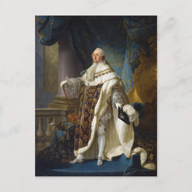 Carte Postale Louis XVI Roi de France et de Navarre (1754-1793) (Devant)
