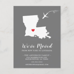 Carte postale LOUISIANA Faire-part mobile