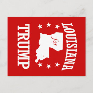 CARTE POSTALE LOUISIANA POUR TRUMP