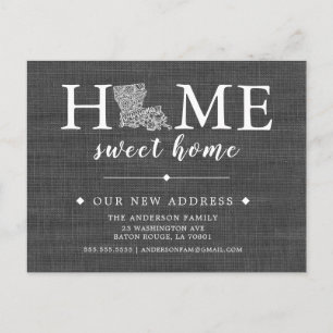 Carte postale LOUISIANA State Moving Faire-part