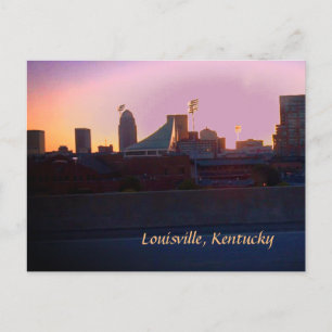 CARTE POSTALE LOUISVILLE, KENTUCKY SKYLINE