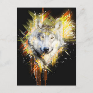 Carte Postale Loup