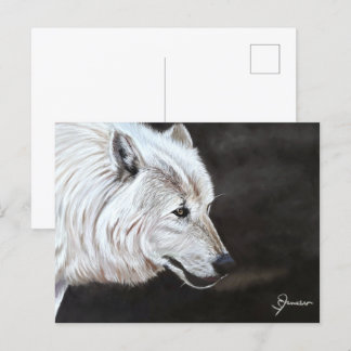 Carte postale Loup Arctique Imprimer