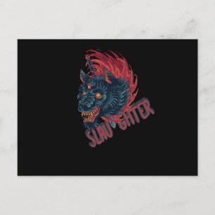 Carte Postale Loup d'abattre