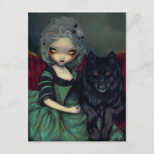 Carte Postale "Loup-Garou: Noir" Postcard