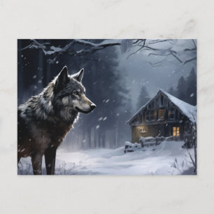 Carte postale Loup Série 1-2