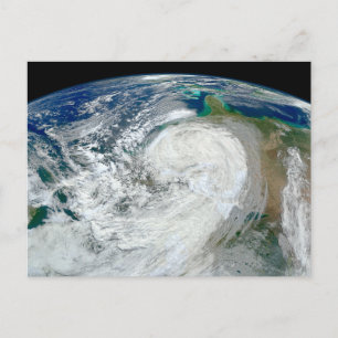 Carte Postale L'Ouragan Sandy Le Long De La Côte Est Des États-U