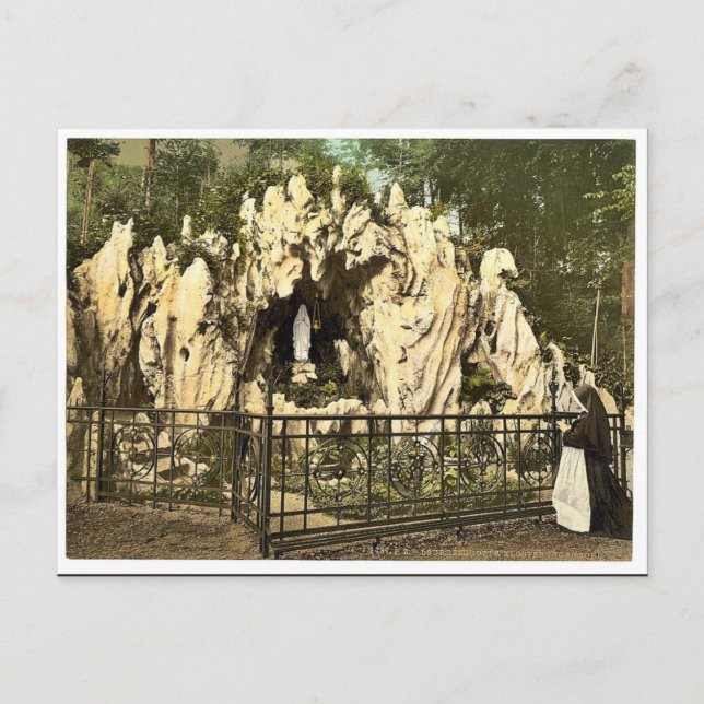 Carte Postale Lourdes Grotto, près du couvent d'Ingenbohl, Lak (Devant)