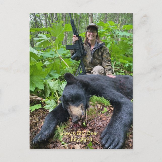 Carte Postale L'Ours de l'Alaska de Joey (Devant)