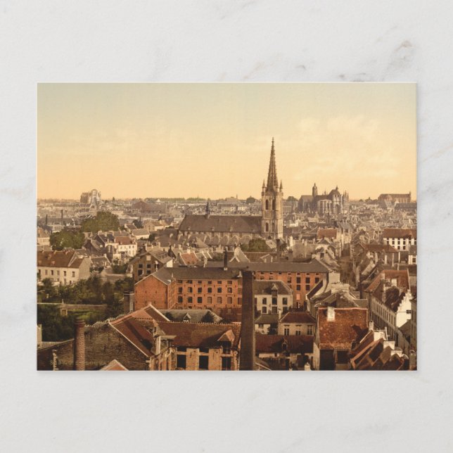 Carte Postale Louvain Cityview, Belgique (Devant)