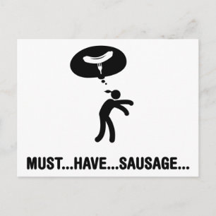 Carte Postale Louveur de saucisses