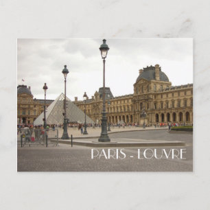 Carte Postale Louvre. Paris, France