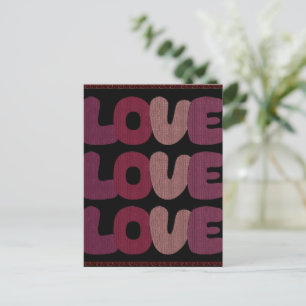 Carte postale Love