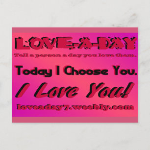 Carte postale Love A Day