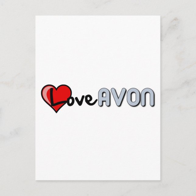 Carte Postale Love AVON (Devant)
