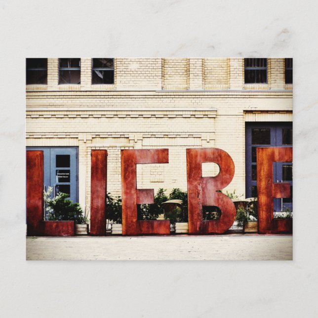Carte postale Love Berlin, Allemagne (Devant)