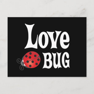 Carte Postale Love Bug - Ladybug