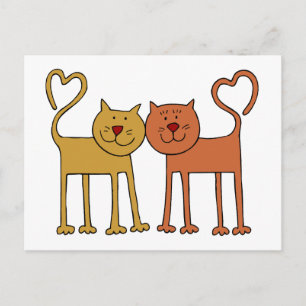 Carte Postale Love Cats