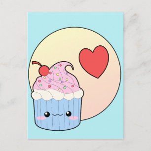 Carte Postale Love Cupcake