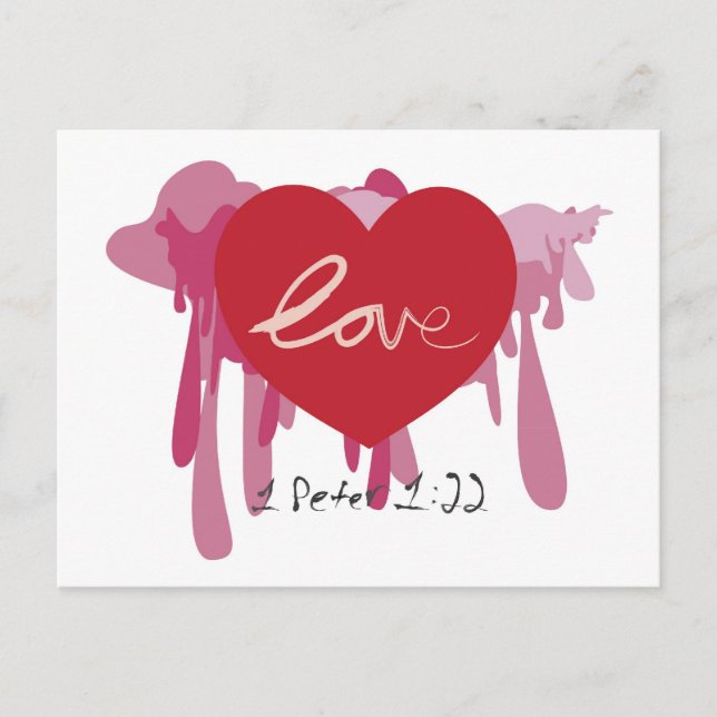 Carte postale "Love Deeply" (Devant)