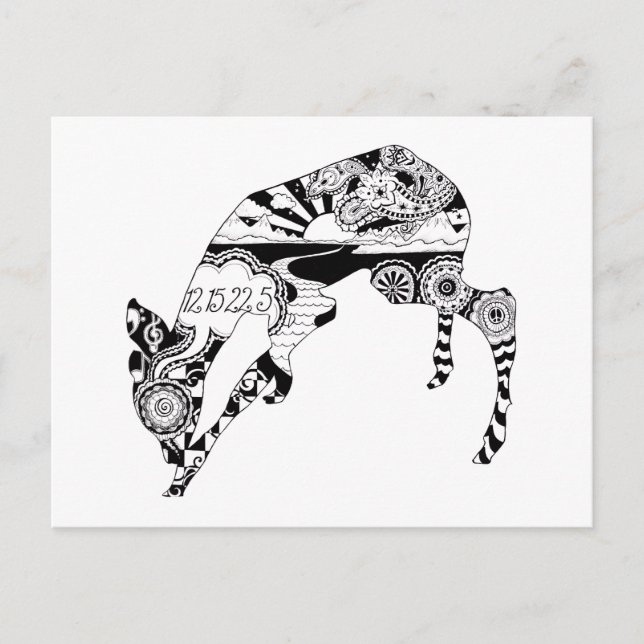 Carte postale Love Deer (Devant)