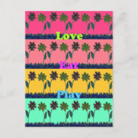 Love Eat Play Art Print