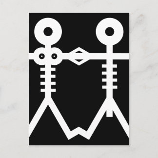 Carte Postale Love Eternal Skeletons Icon 2007 Art