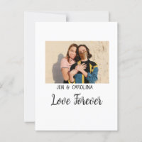 Love Forever LGbtq couple fierté ajouter nom photo