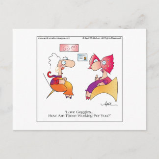 Carte postale LOVE GOGGLES par April McCallum