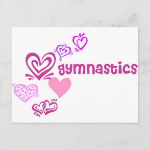 Carte Postale Love Gymnastique