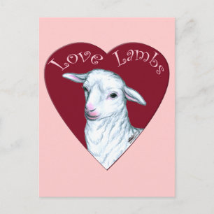 Carte Postale Love Lambs