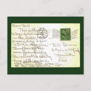Carte postale LOve LeTer