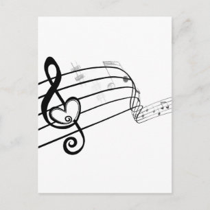 Carte Postale Love of Music