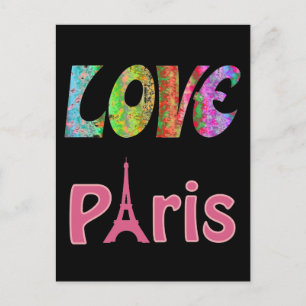 Carte postale Love Paris